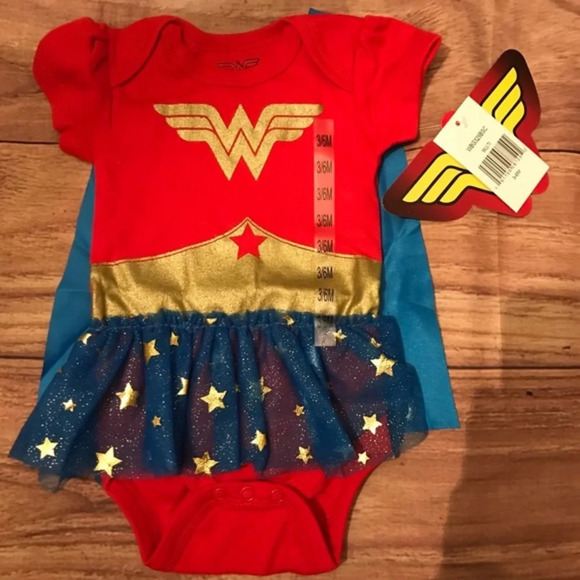 Wonder Woman (Infant) Cosplay Tutu Set, 3-6 mos. - Picture 3 of 5